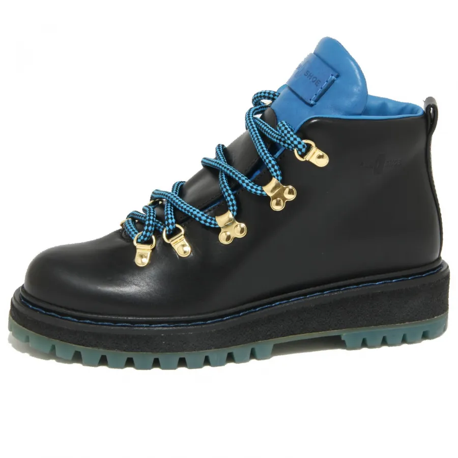 1756O scarponcino CAR SHOE PULL UP TREKKING  stivaletto donna boots women