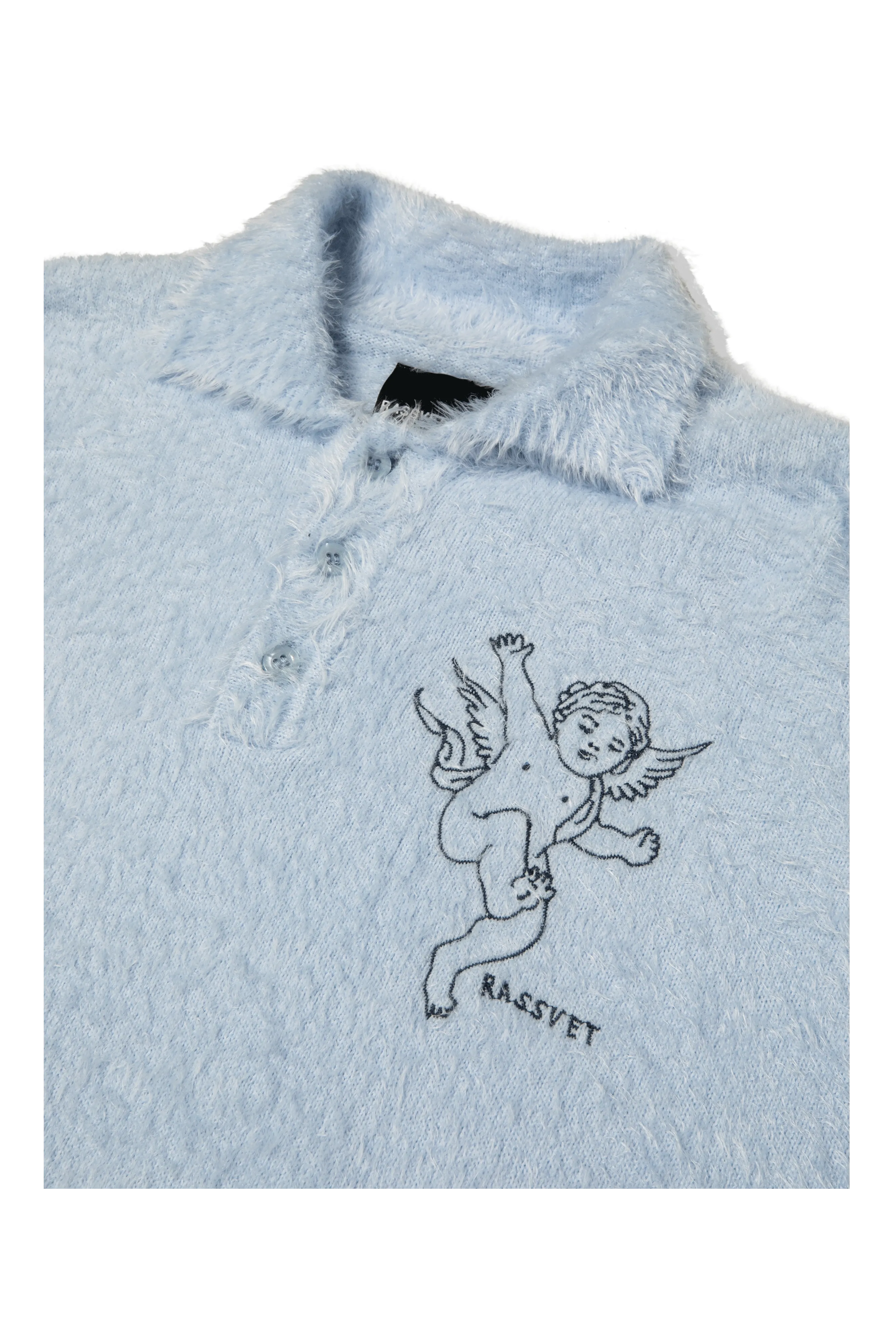 Angel Mohair Polo Knit