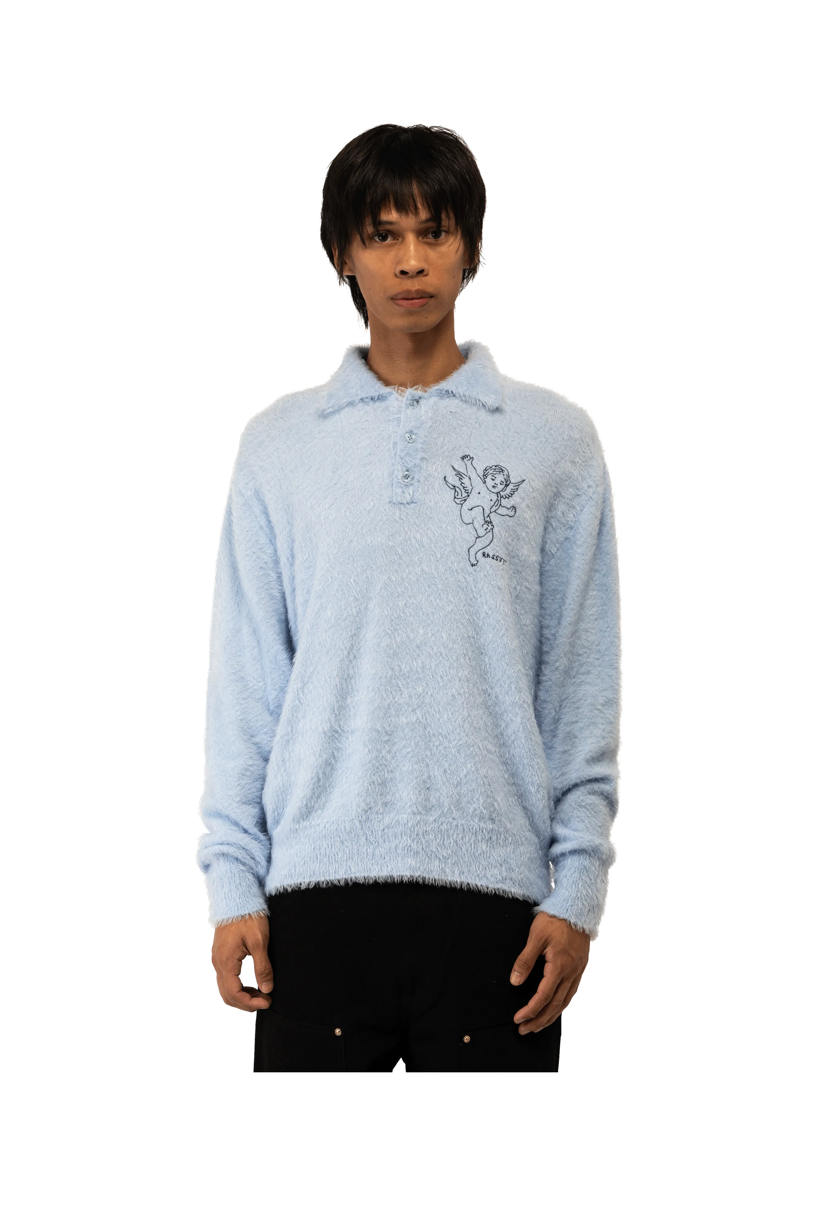 Angel Mohair Polo Knit