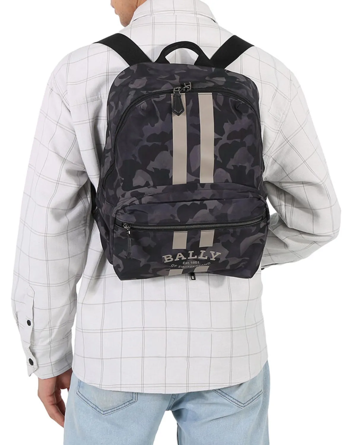 BALLY BACKPACK WITH LOGO