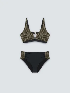 Bikini con dettagli lurex