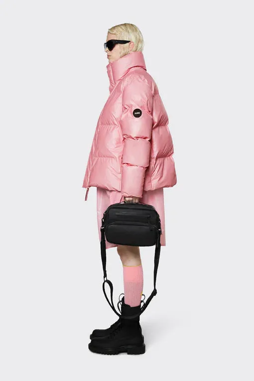 Boxy Puffer Rains Jacket / Pink