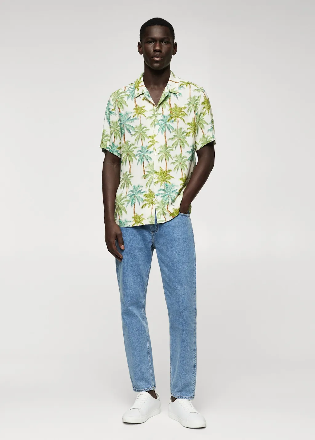 Camicia fluida hawaiana