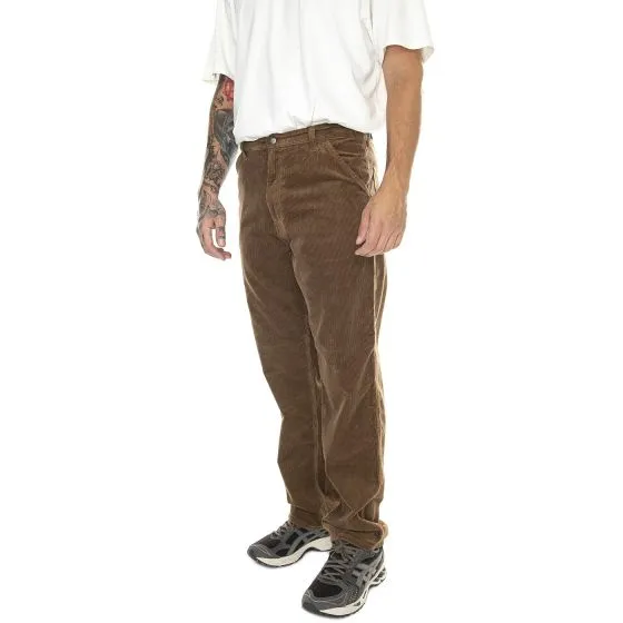 CARHARTT WIP Simple Pant Tamarind /rinsed - Pantaloni Uomo Marroni    