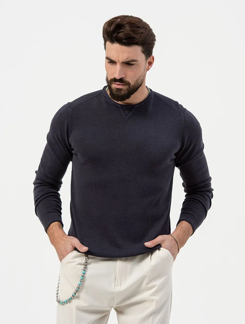 CHRISTOPHER MAGLIONE GIROCOLLO BLU