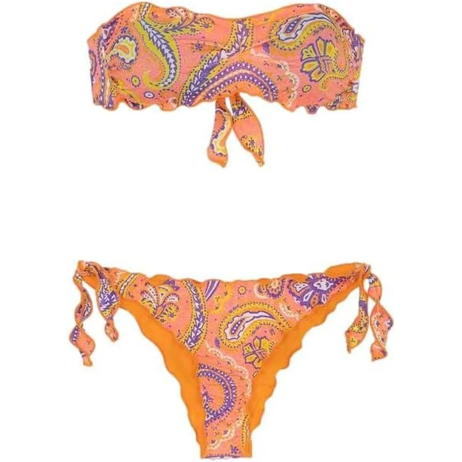 Costume FXXK Donna BIKINI FASCIA Multicolore