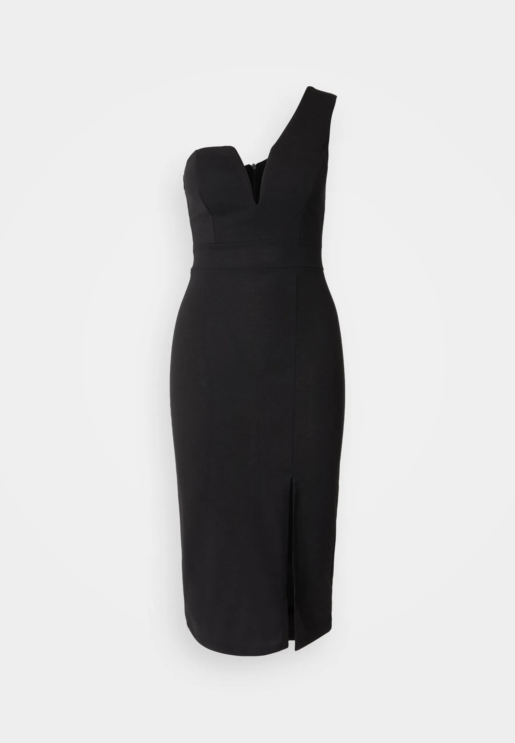 GIGI ONE SHOULDER MIDI DRESS - Vestito di maglina
