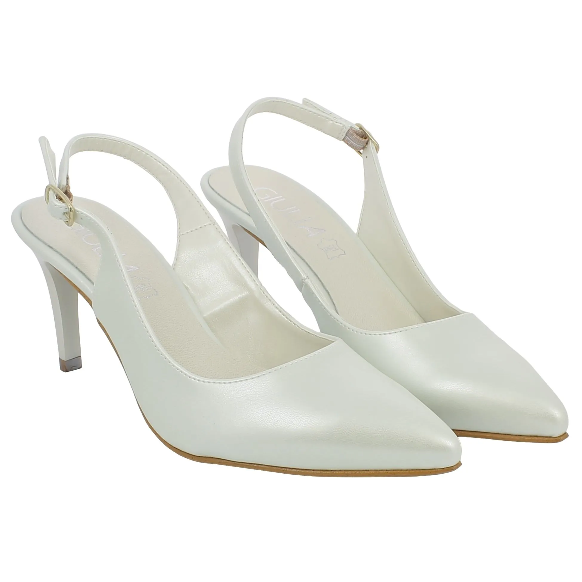 Giulia  Scarpa a punta Novia con slingback 