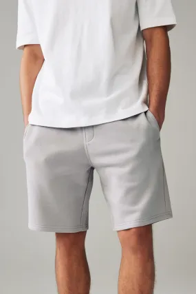Grigio chiaro  - Shorts in morbido jersey