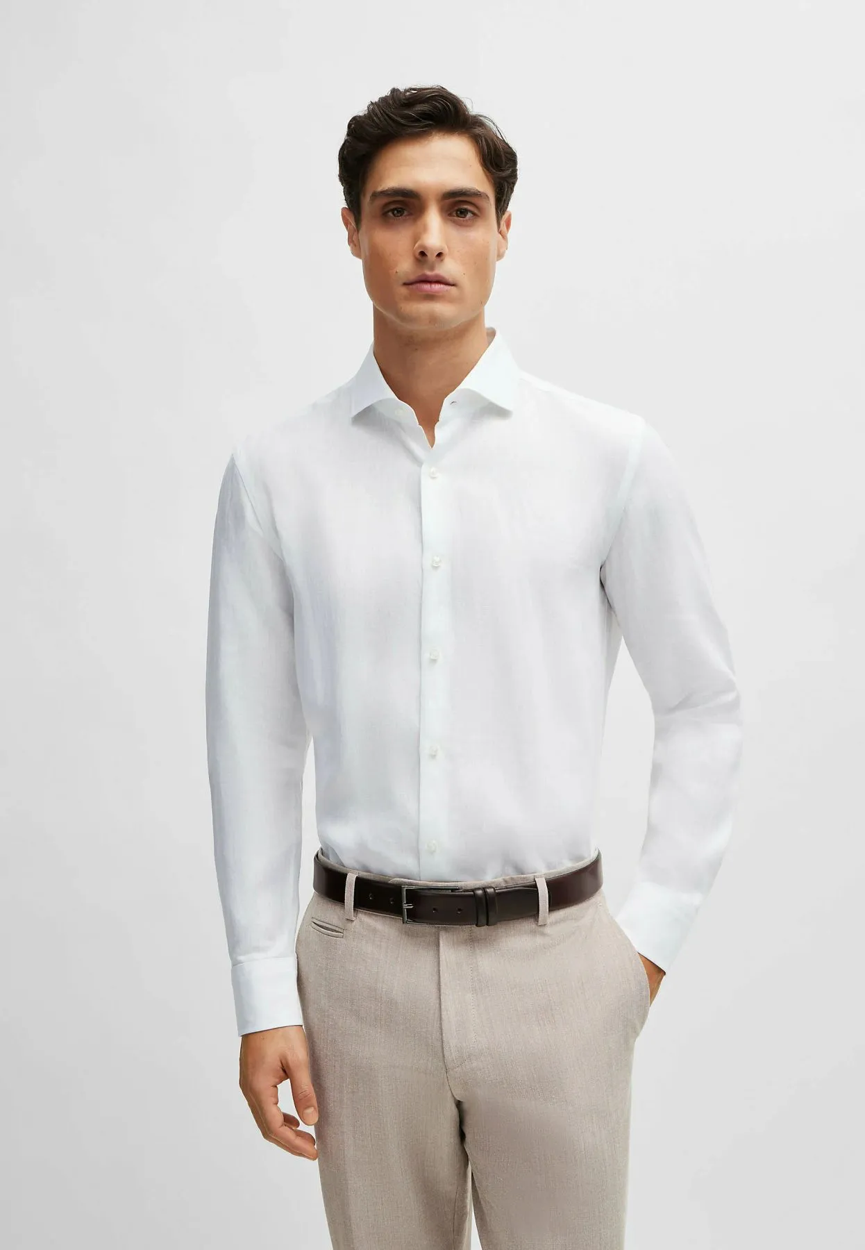 Hugo Boss  ---------    ------------BOSS Camicie bianco WHITE 100