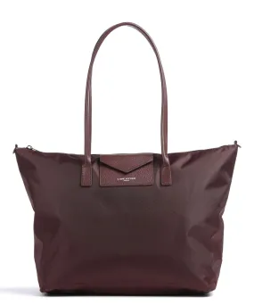  Lancaster Smart KBA Borsa shopper nylon, poliammide rosso bordò  