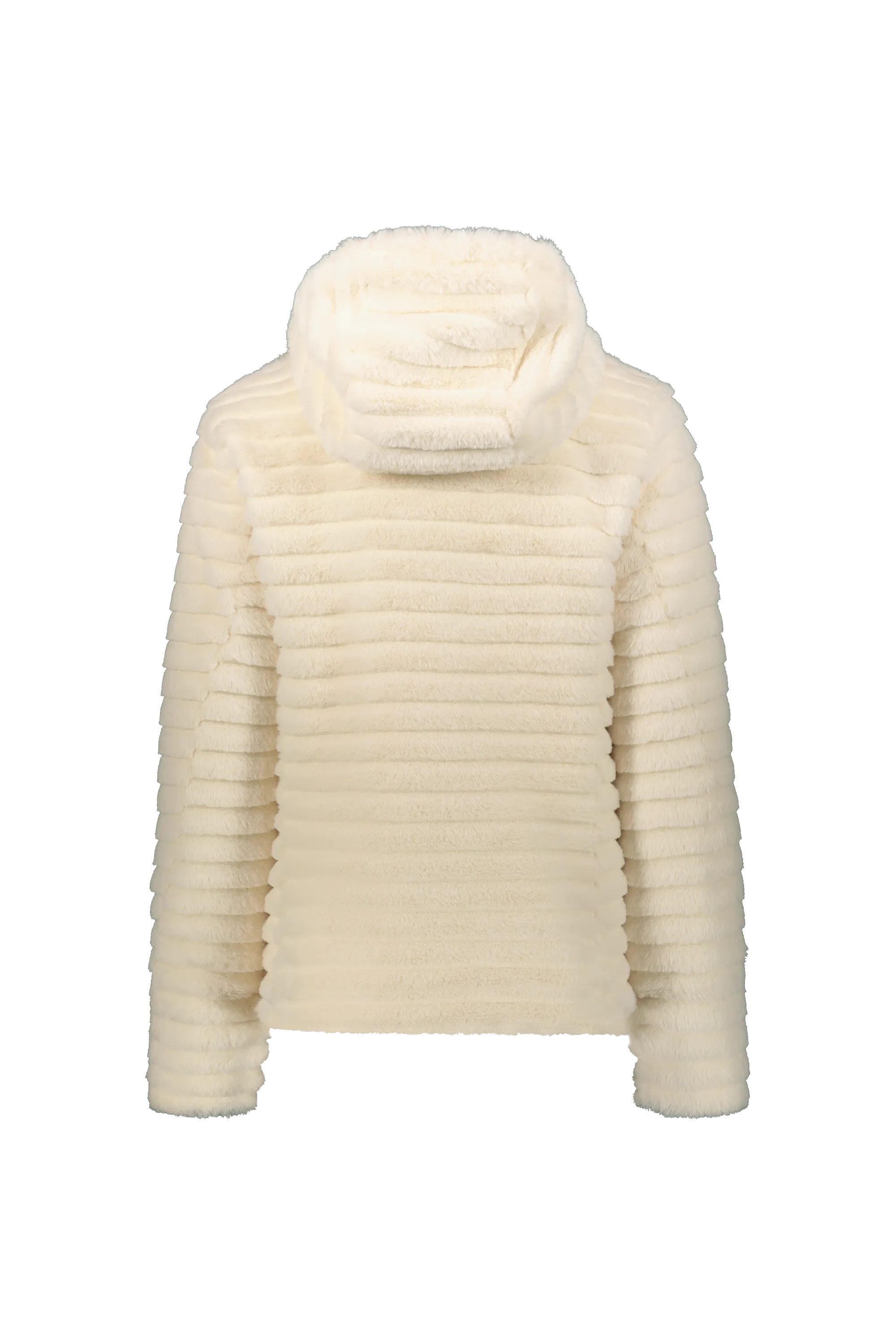 LASERATED SHORT WHITE REVERSIBLE JACKET