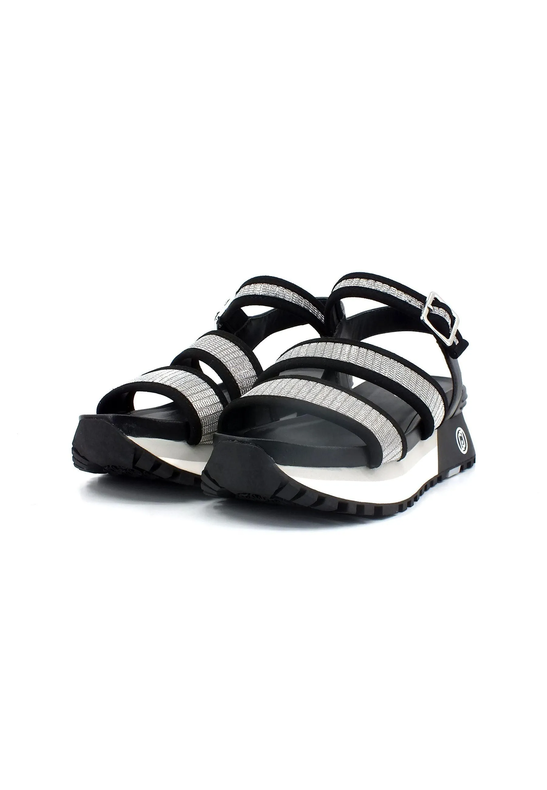 LIU JO Maxi Wonder 15 Sandalo Donna Black BA3159EX135