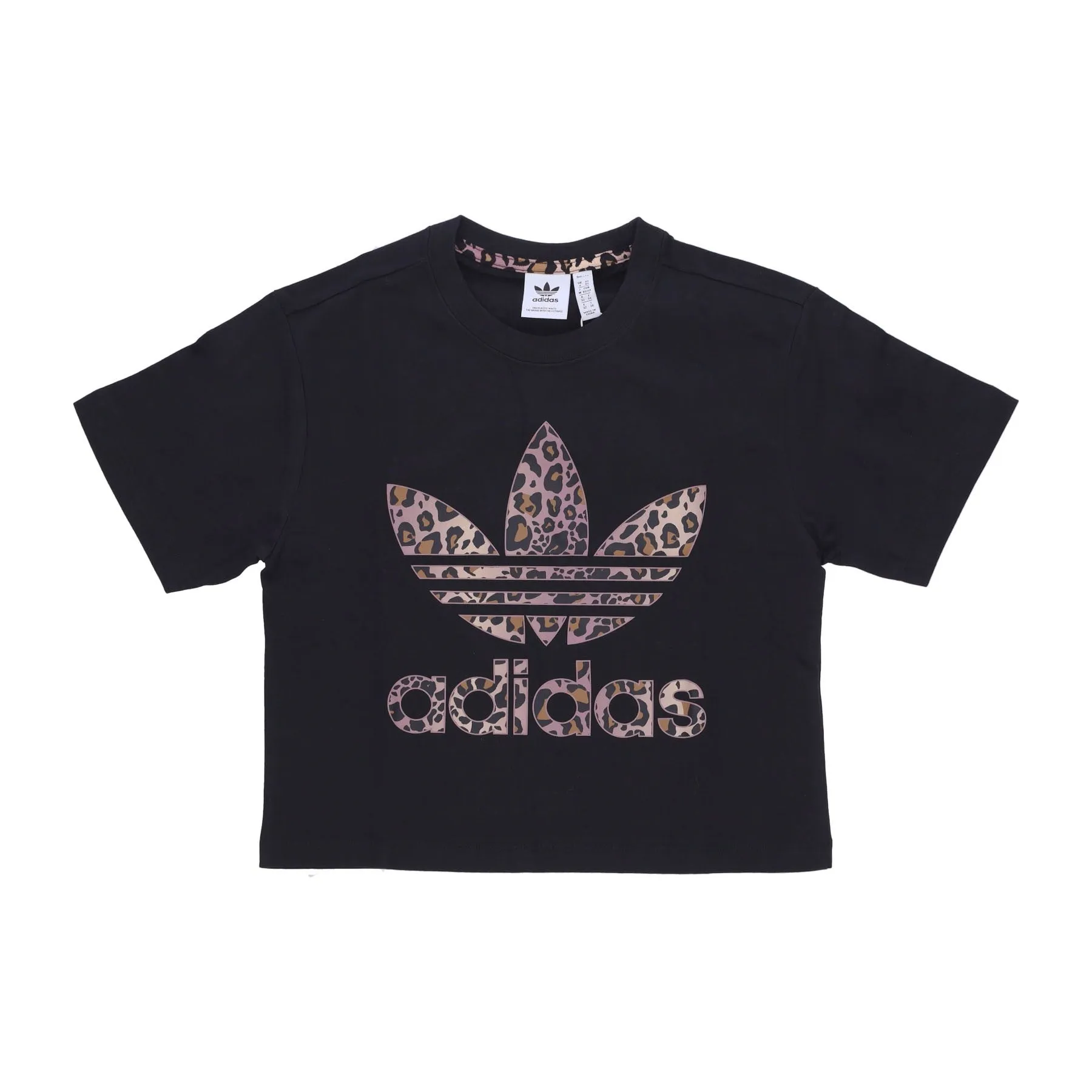 Maglietta Donna Animalier Big Logo Tee Black