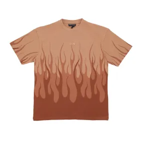 Maglietta Uomo Double Flame Tee Terracotta