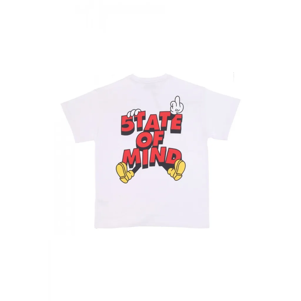 maglietta uomo mickey 5tate tee WHITE