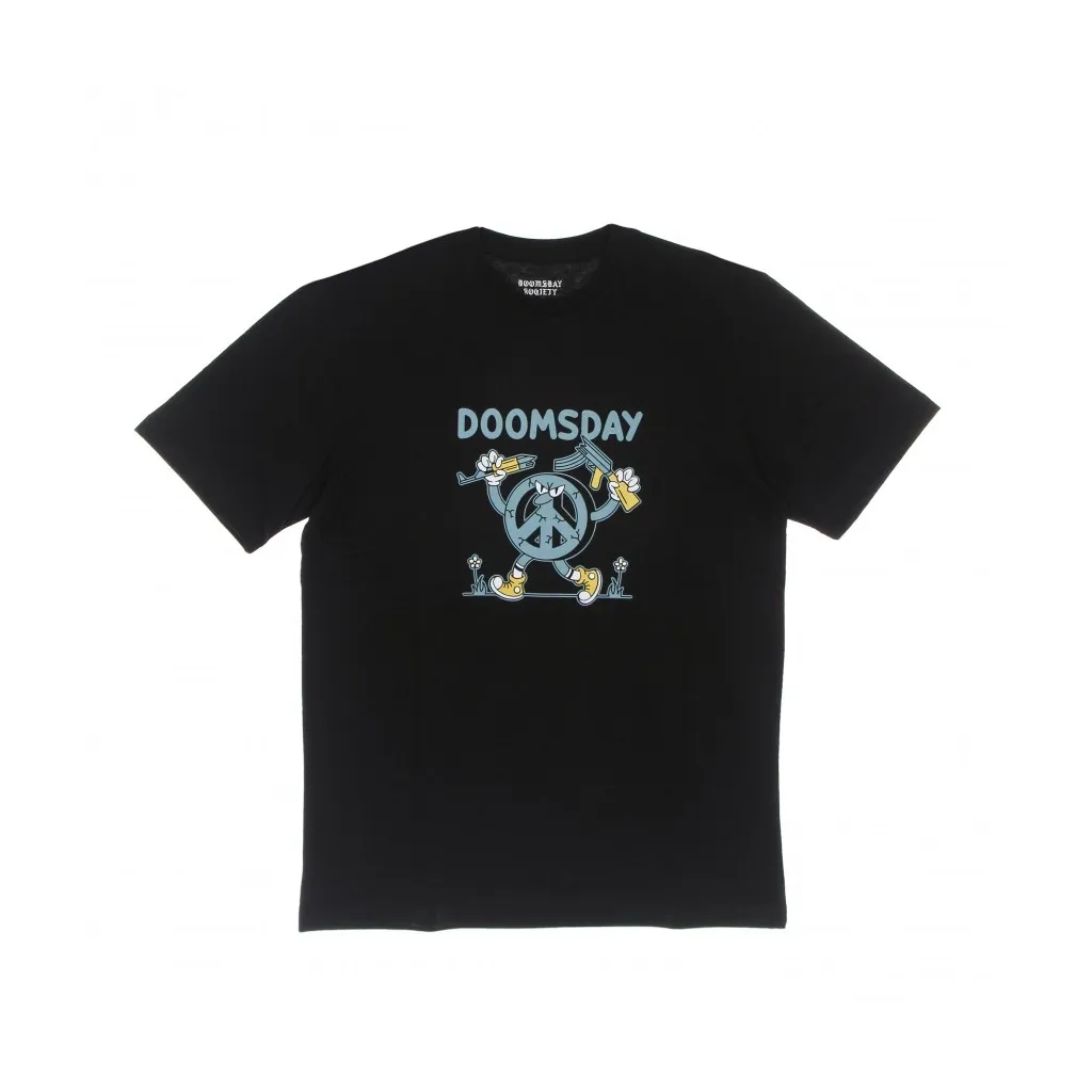 maglietta uomo peace warriors tee BLACK