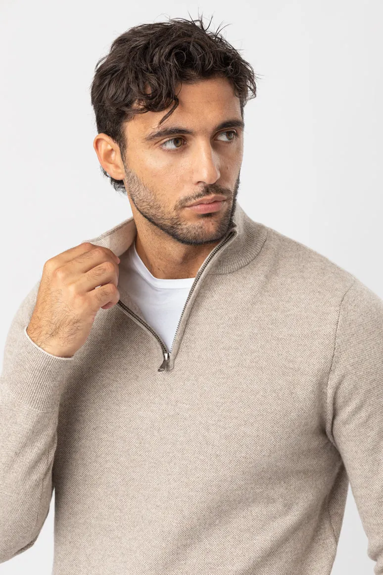 Maglione mezza zip Uomo