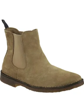 Men's Chelsea boots in beige suede