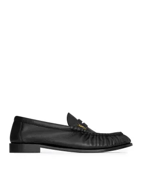 MOCASSINI LE LOAFER IN PELLE STROPICCIATA LUCIDA