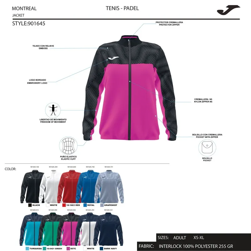 Montreal Full Zip Sweatshirt Royal