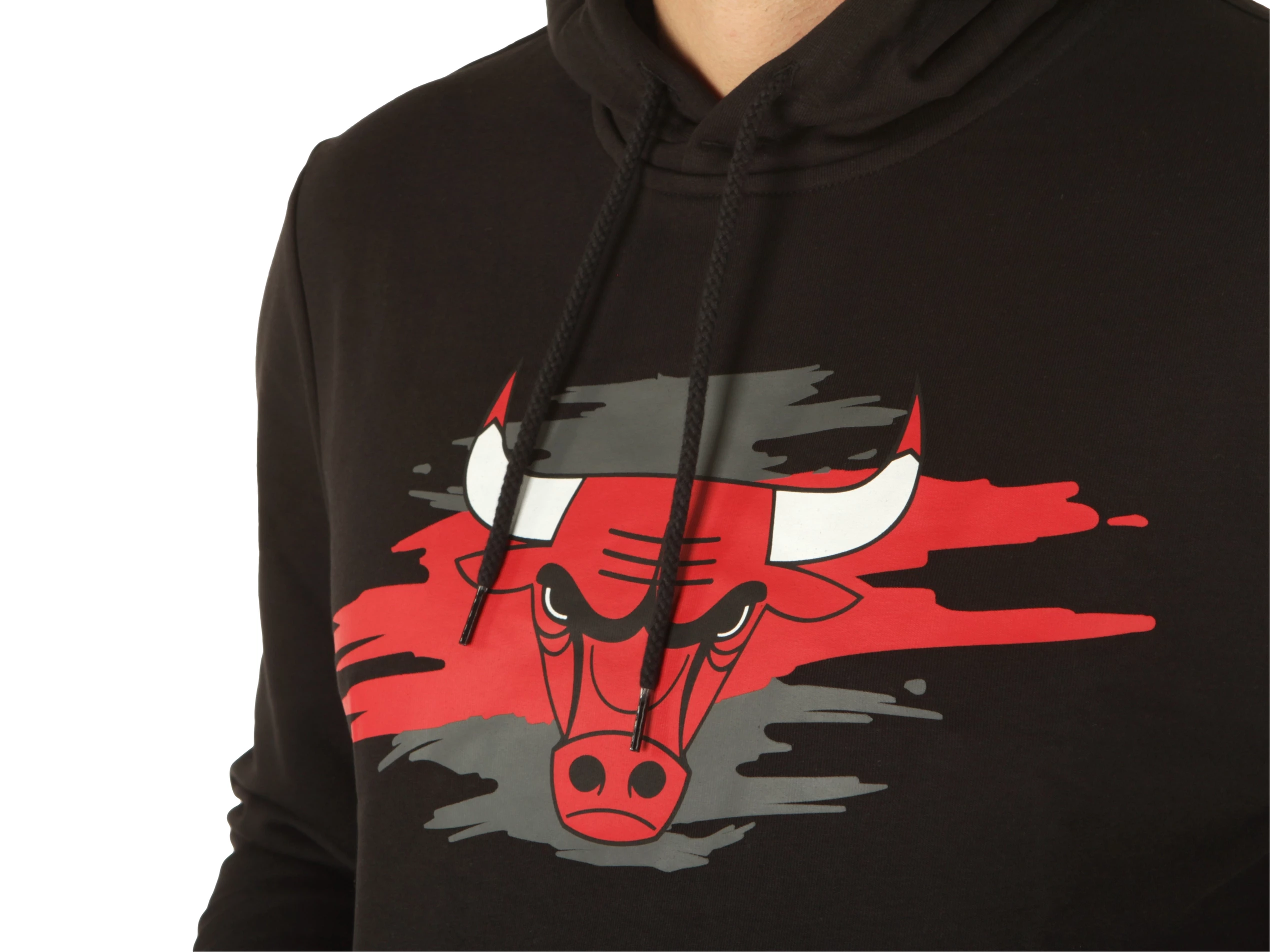 Nba Tear Logo Hoody Chicago Bulls