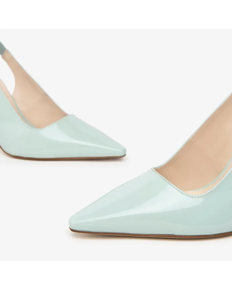 Nero Giardini slingback in vernice col. menta E409370DE530
