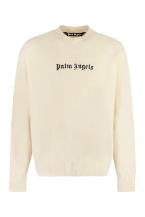 Palm Angels Pullover girocollo con logo