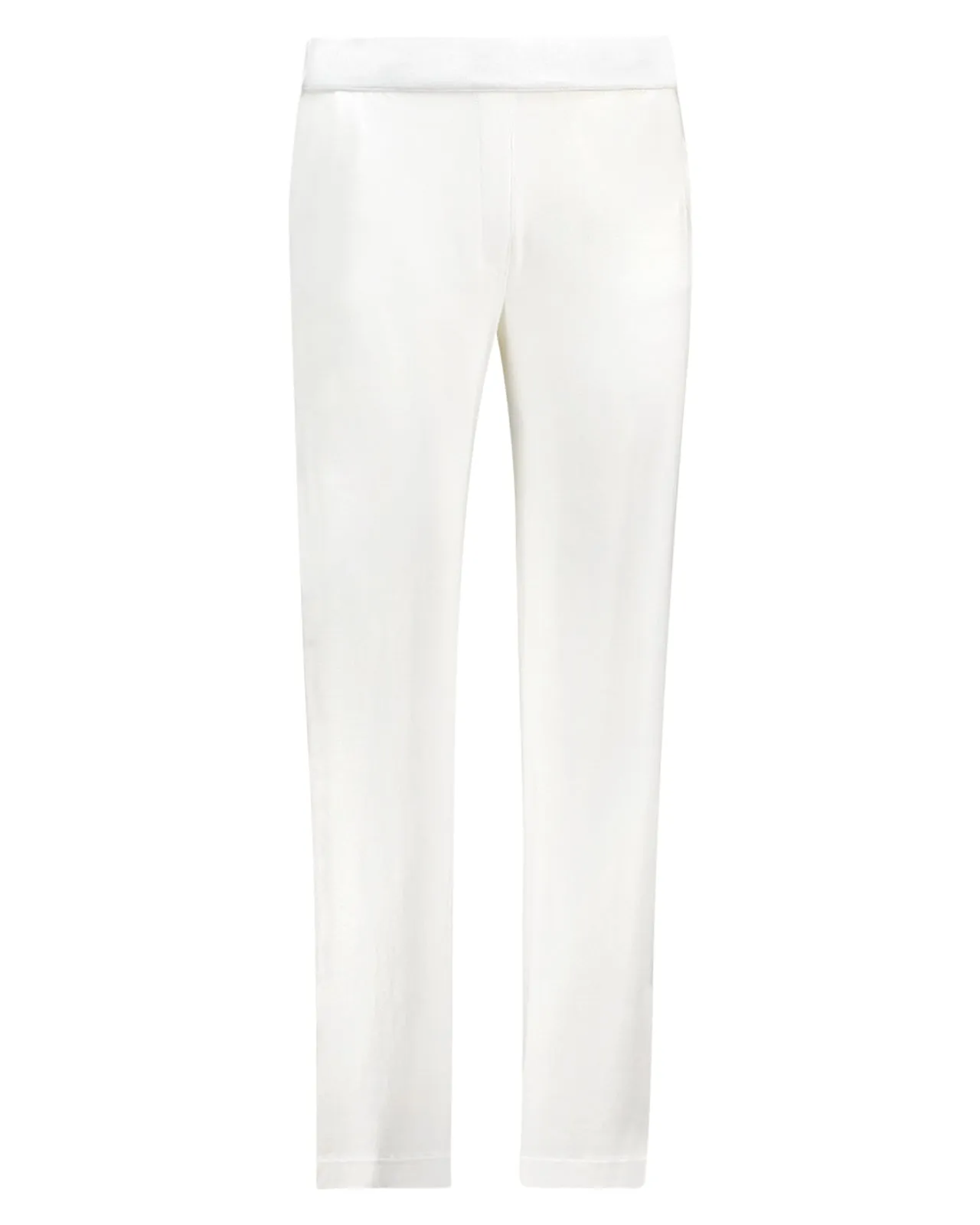 Pantalone morbido jersey bianco