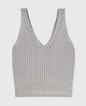Peserico Top grigio a coste S98121F1209135