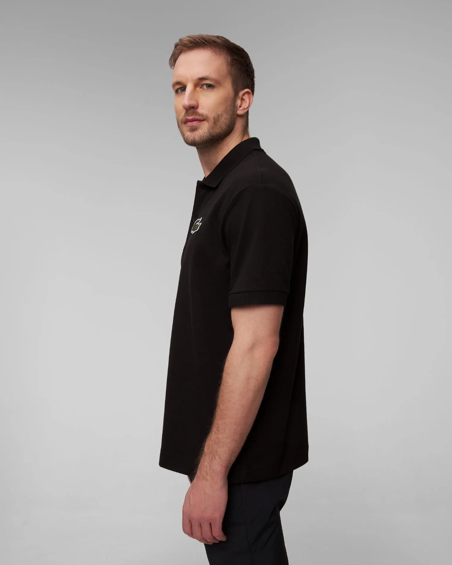 Polo nera da uomo Lacoste PH3922 ph3922-31