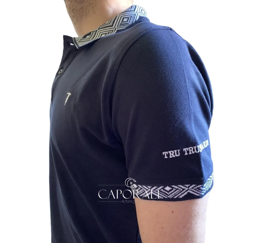 Polo Uomo Tru-Trussardi Jersey Collection Blu