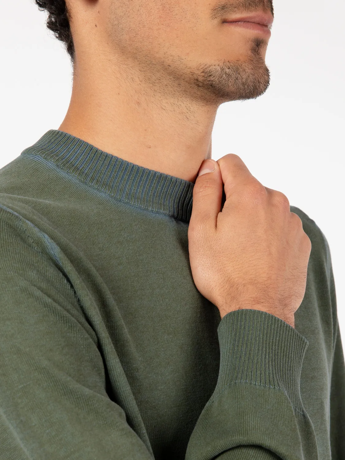 Pullover Brou green A-blue