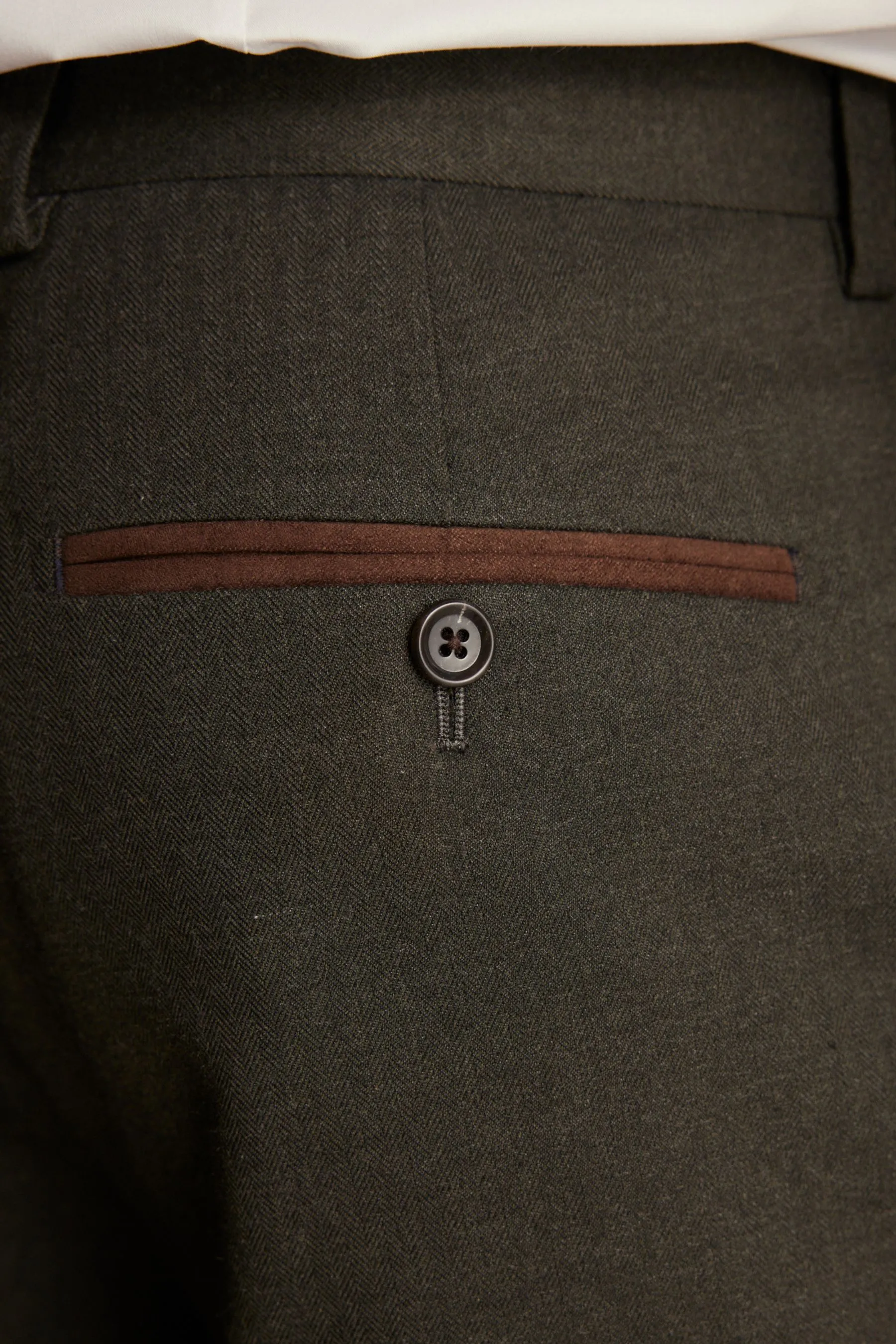 Sartoriale - Pantaloni da completo a spina di pesce