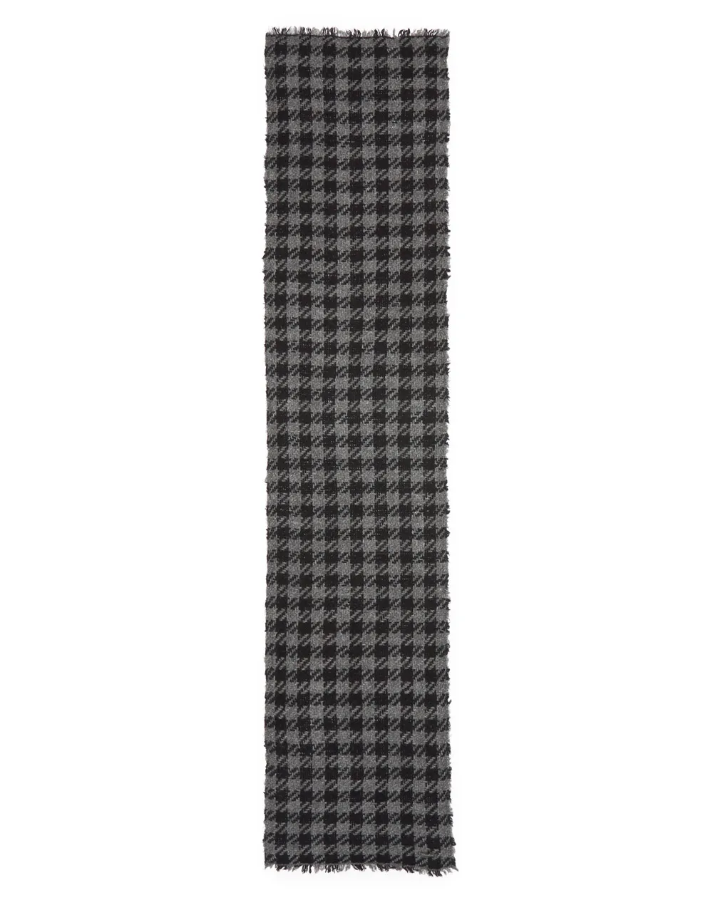     Sciarpa geometrica misto cashmere e seta | Pull   