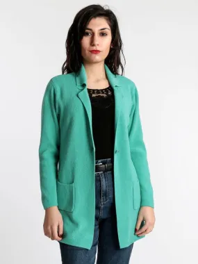 Solada Cardigan long en maille avec bouton