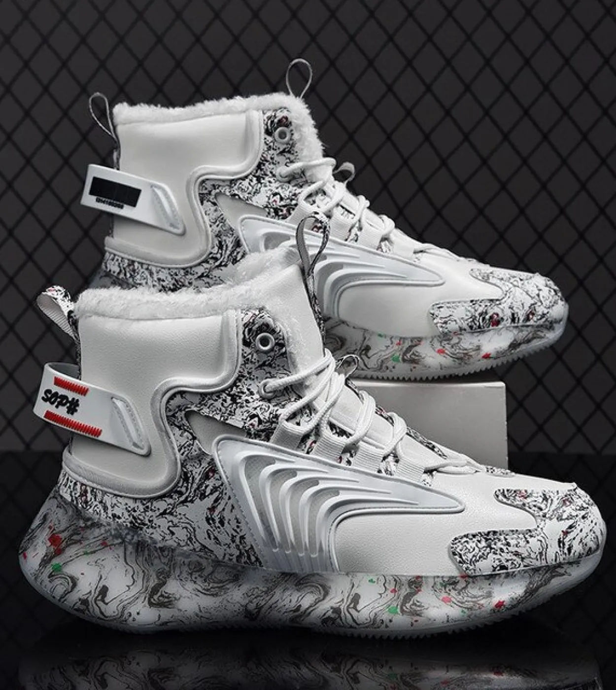 Stivali da uomo 2022 nuove pantofole invernali scarpe da uomo calde scarpe da ginnastica in peluche antiscivolo impermeabili sca