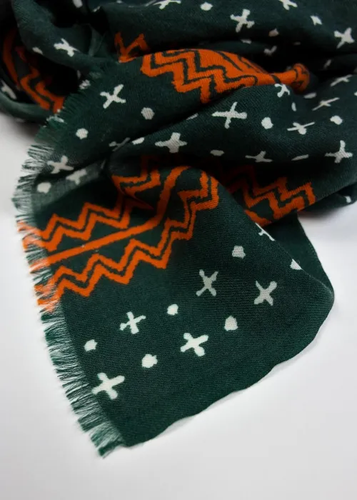 Stola in cashmere Bottiglia Rust Dakar