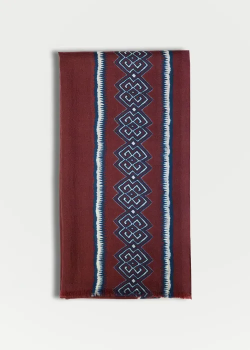 Stola in cashmere Celebs Bordeaux