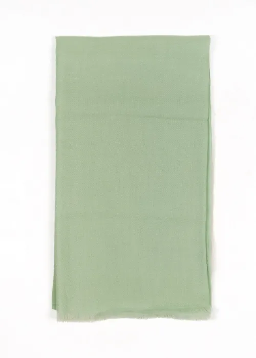 Stola in cashmere Verde Chiaro