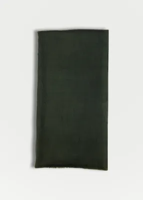 Stola in cashmere verde oliva