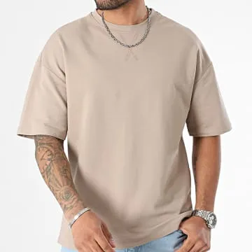 Tee Shirt Oversize Large Thick 1057 Beige