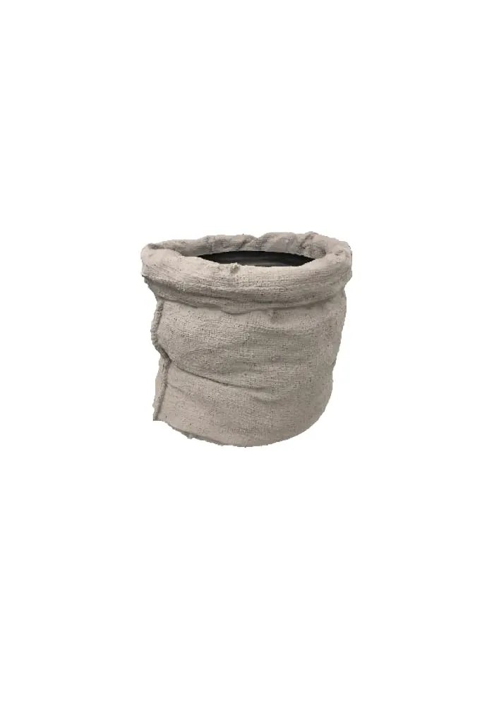 Vaso Mod.  Sacco -  Linea Vasar by Telcom Colore Corda - Dimensioni 27 x 22 h